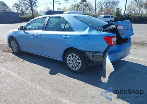 2012 Toyota Camry Le из США, поврежденный, VIN 4T1BF1FK2CU500658